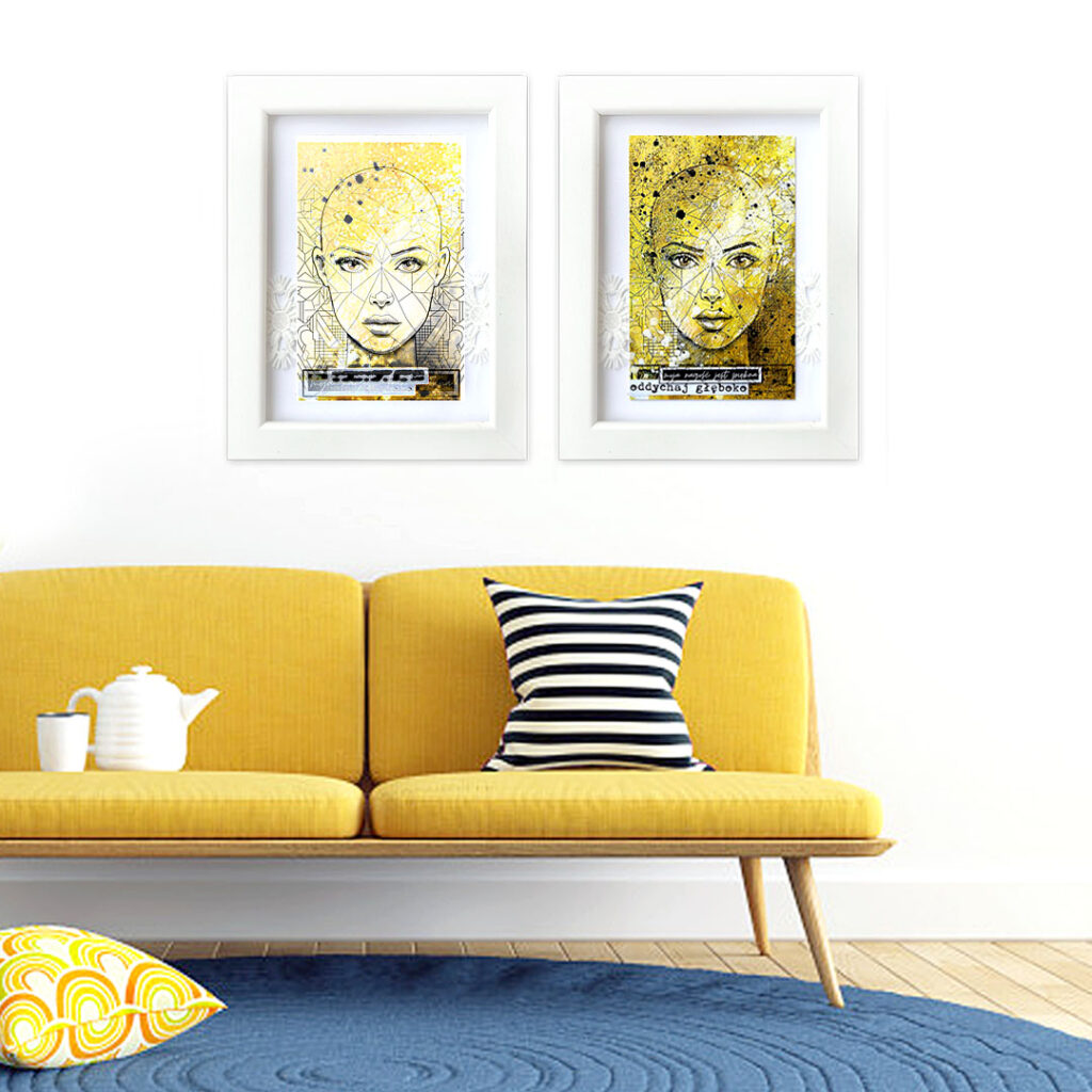 kolorowanka Artianette, kobieca twarz, jestem piękna, obrazek, digi do kolorowania, scrapbooking