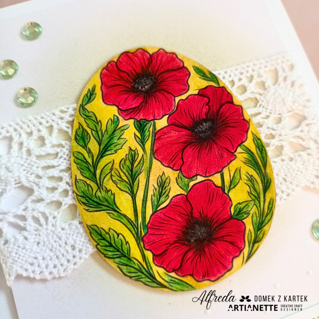 czarno-białe kolorowanki na Komunię i Wielkanoc, scrapbooking inspiracja DT Artianette Alfreda, digi do druku