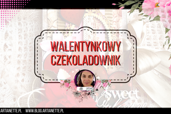 Walentynkowy czekoladownik w czerwieni