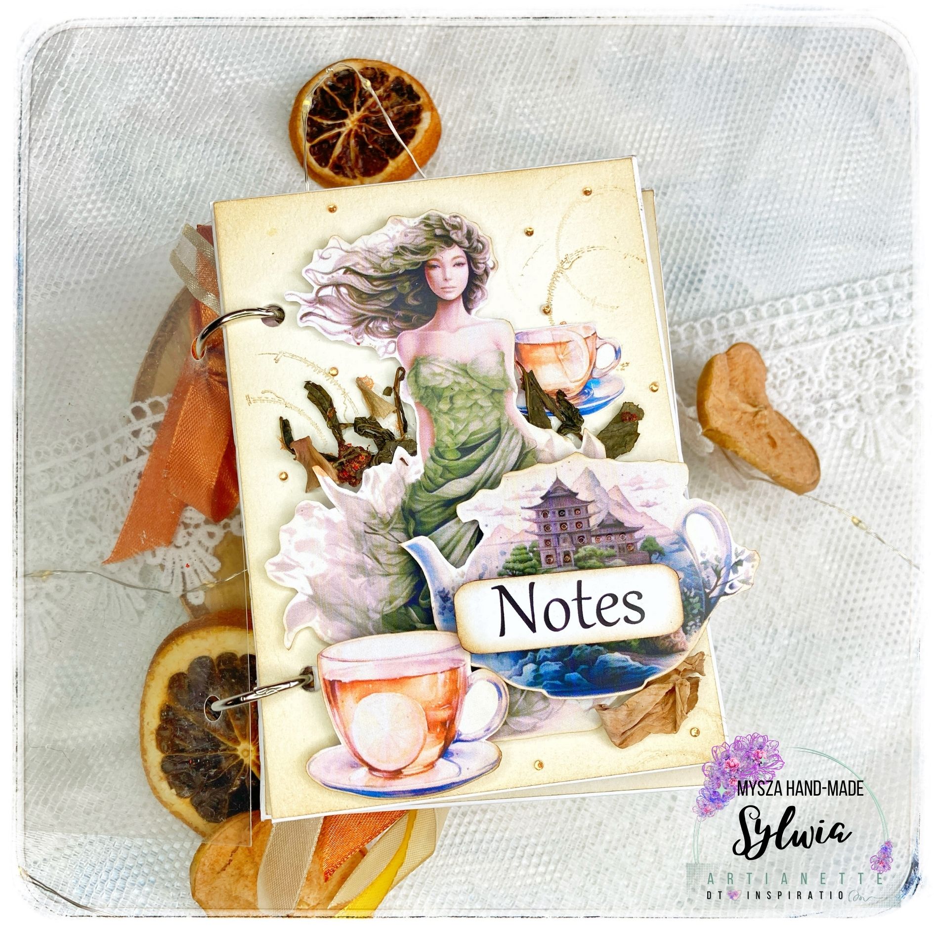 notes scrapbooking do torebki mały notes 10x13 Pachnący notes ...