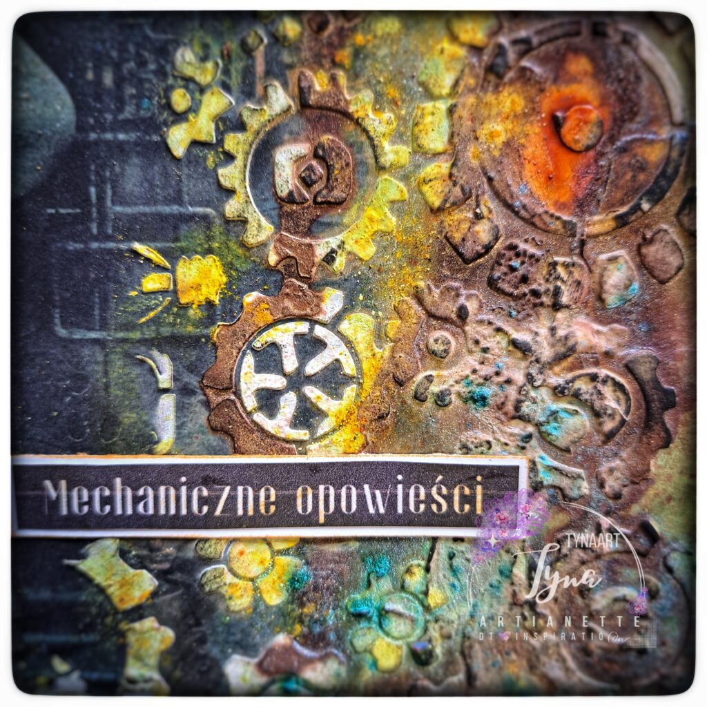 Inspiracja dla marki artianette z wykożystaniem mix media