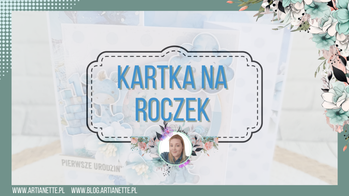 Kartka na roczek dla chłopca – Z Fold