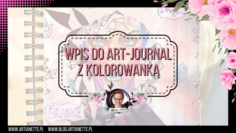 kolorowanka Artianette, twarz uwolnij swoje emocje do kolorowania scrapbooking inspiracja Artianette digi do druku